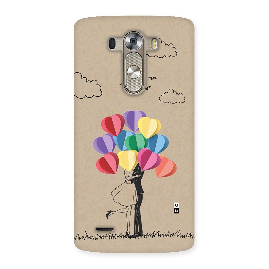 Couple With Card Baloons Back Case for LG G3