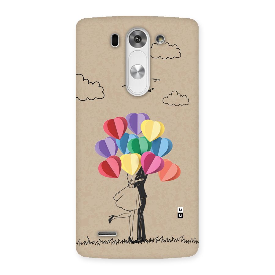 Couple With Card Baloons Back Case for LG G3 Beat