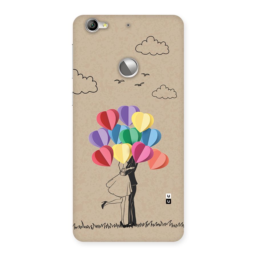 Couple With Card Baloons Back Case for Le 1S