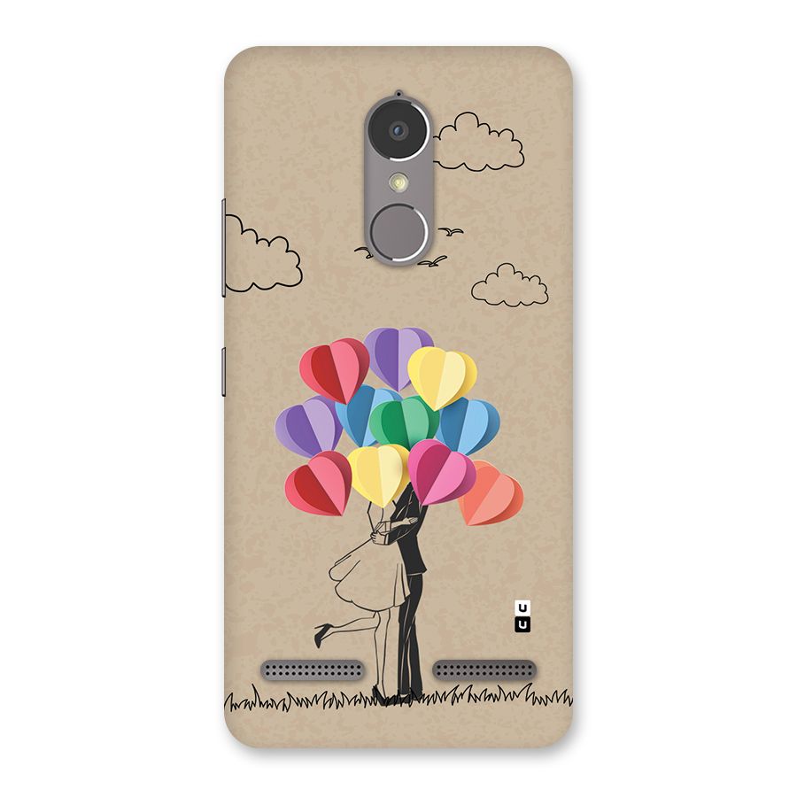 Couple With Card Baloons Back Case for Lenovo K6 Power