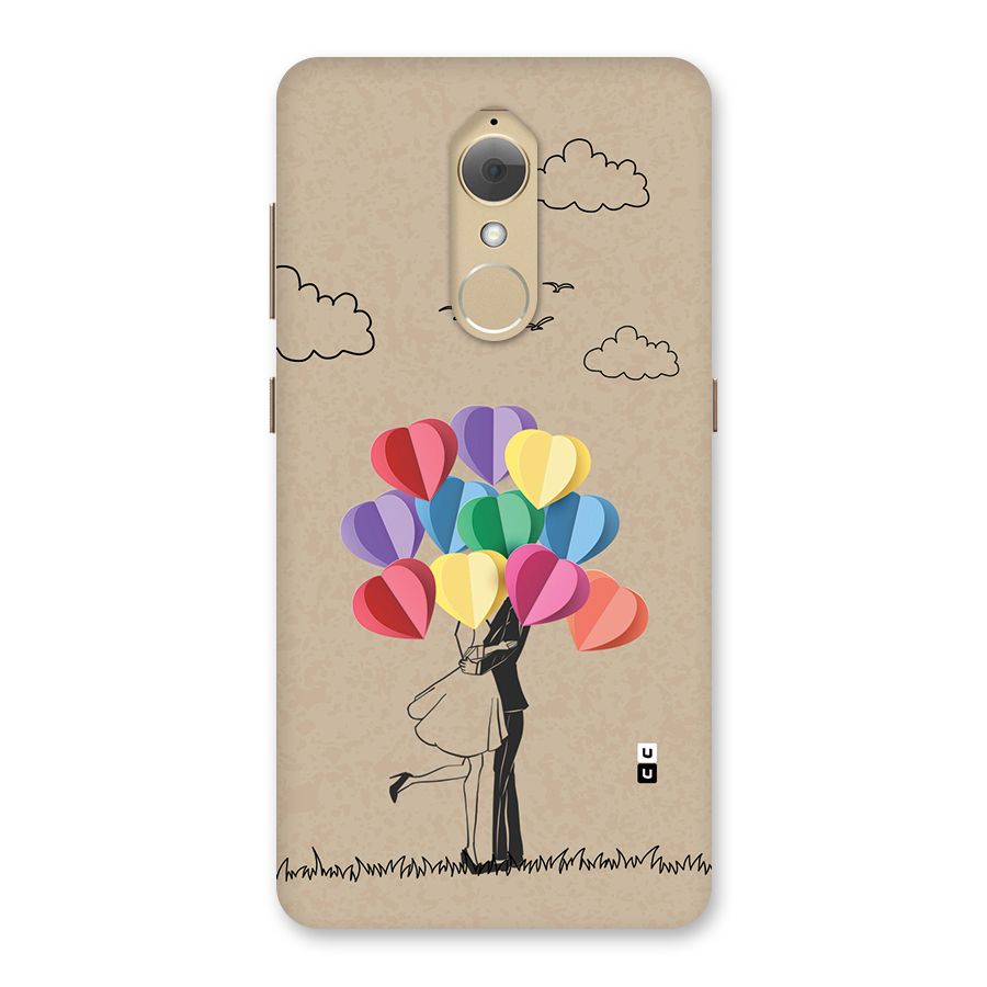 Couple With Card Baloons Back Case for Lenovo K8