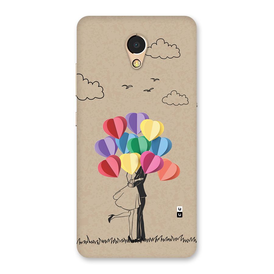 Couple With Card Baloons Back Case for Lenovo P2