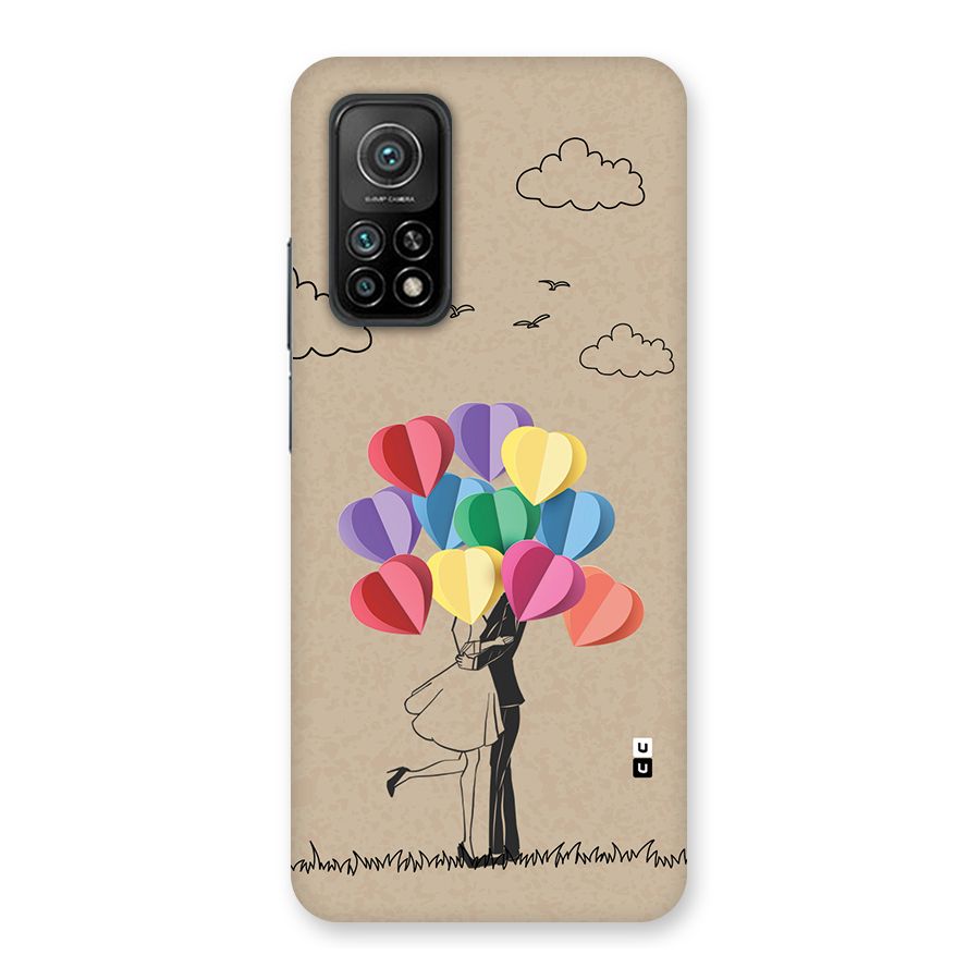 Couple With Card Baloons Back Case for Mi 10T Pro 5G