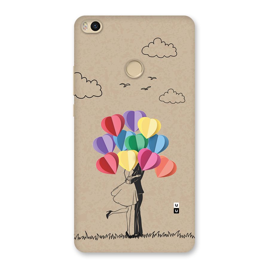 Couple With Card Baloons Back Case for Mi Max 2