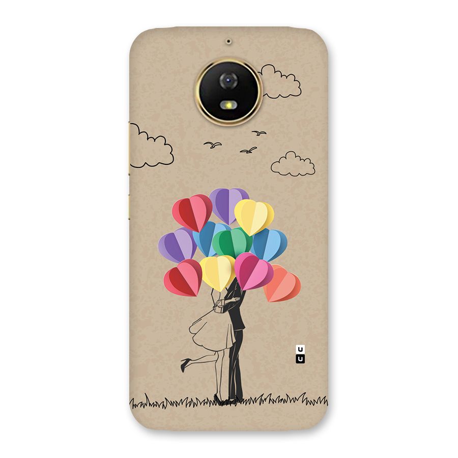 Couple With Card Baloons Back Case for Moto G5s