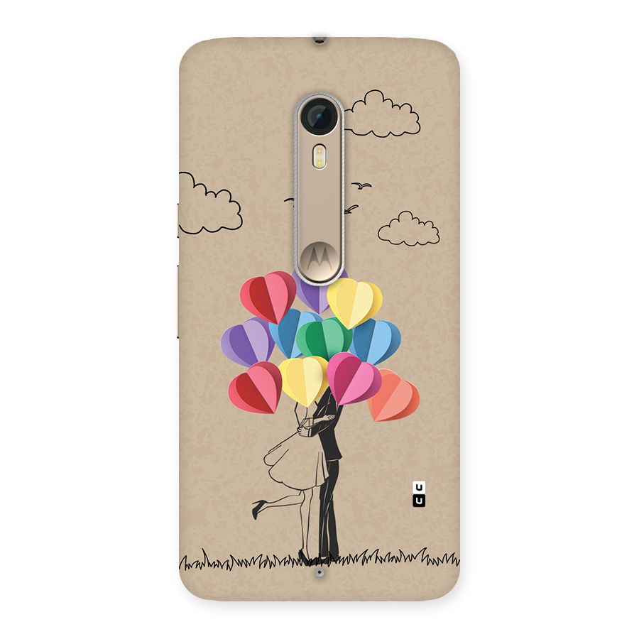 Couple With Card Baloons Back Case for Moto X Style