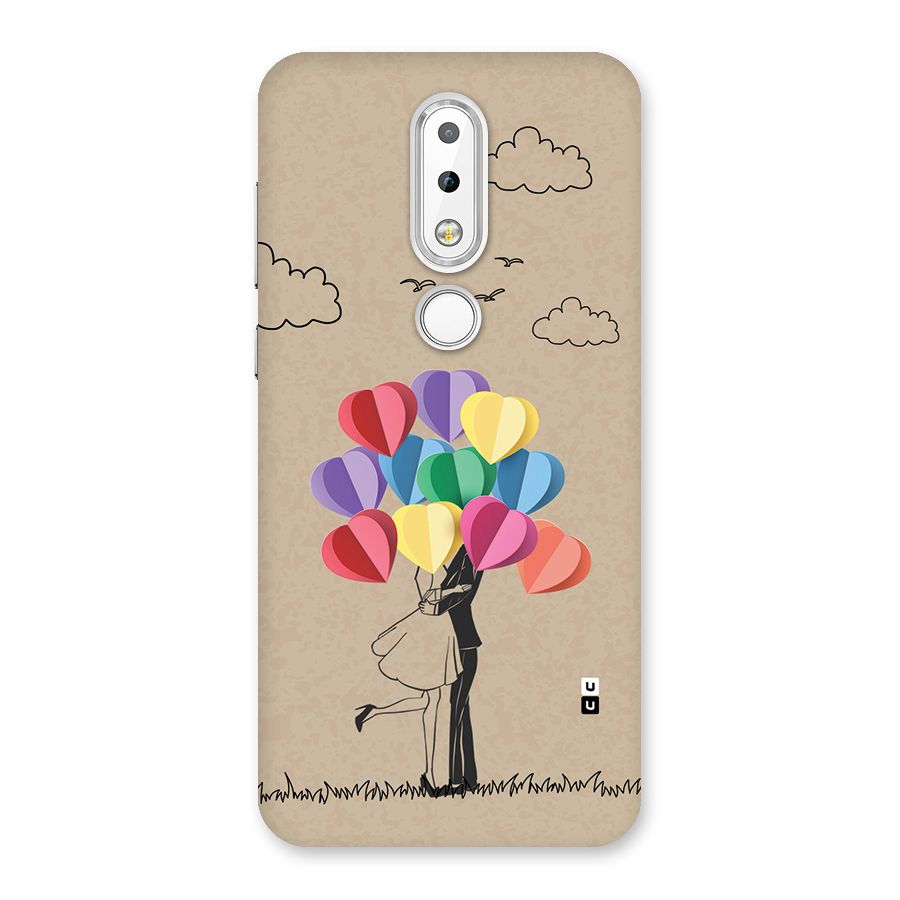 Couple With Card Baloons Back Case for Nokia 6.1 Plus