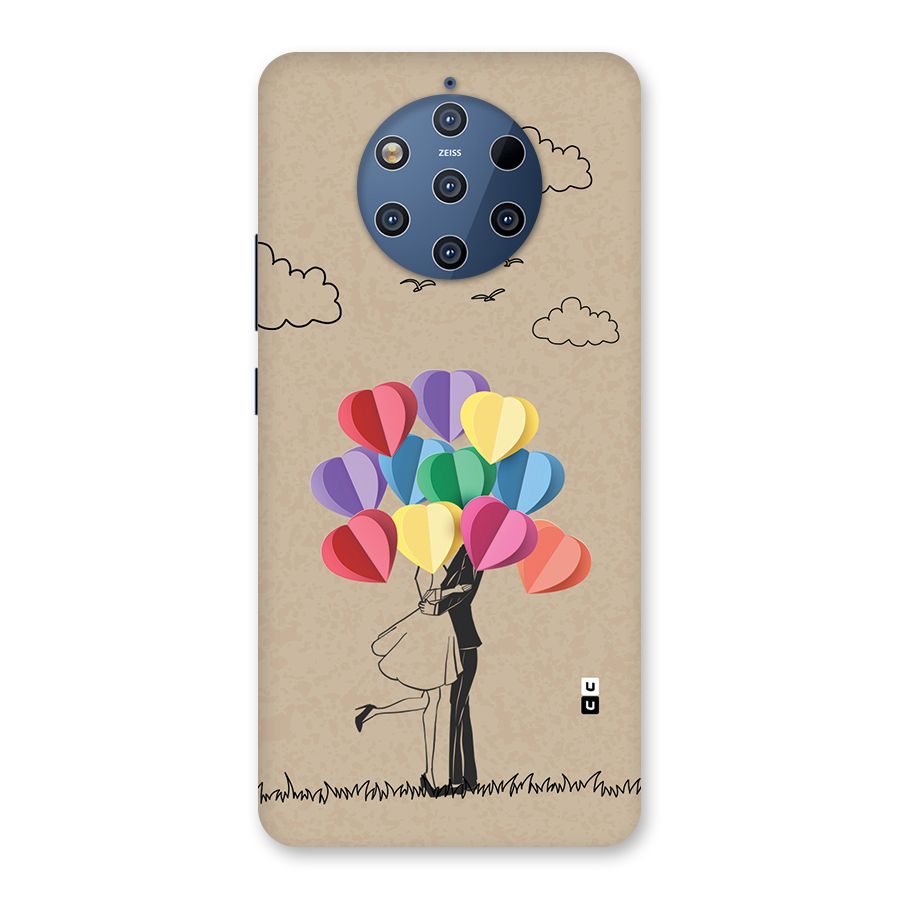 Couple With Card Baloons Back Case for Nokia 9 PureView