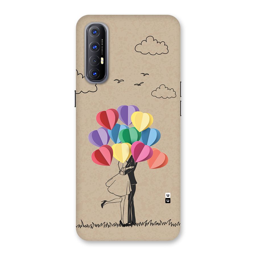 Couple With Card Baloons Back Case for Oppo Reno3 Pro