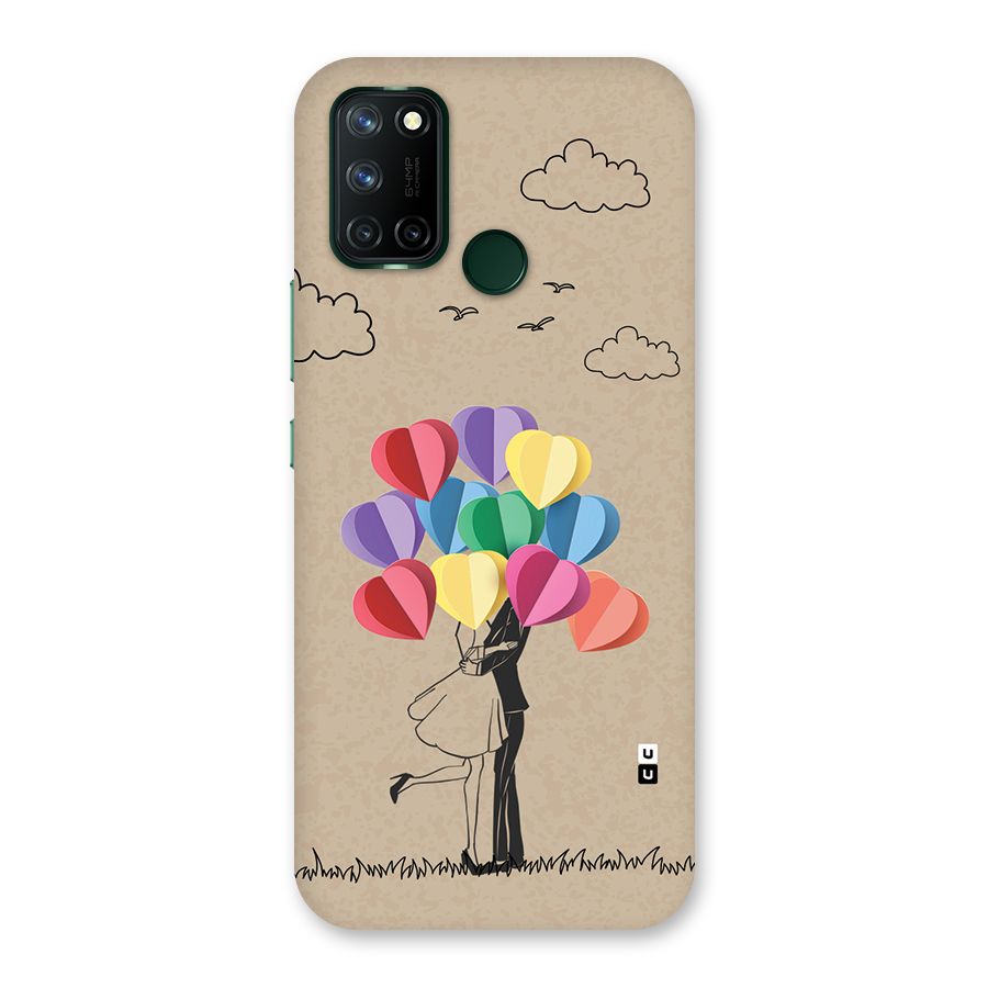 Couple With Card Baloons Back Case for Realme 7i