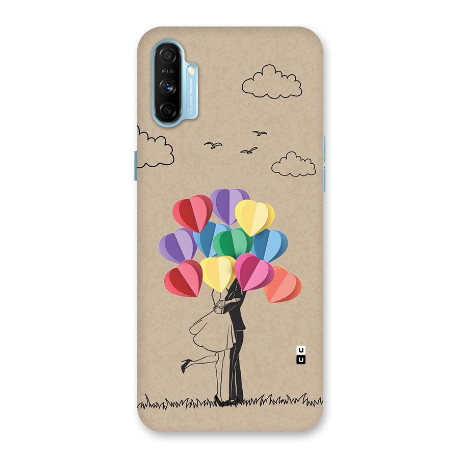 Couple With Card Baloons Back Case for Realme Narzo 20A