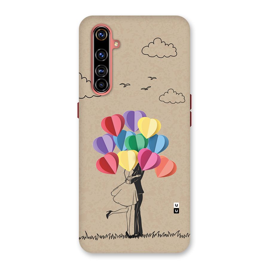 Couple With Card Baloons Back Case for Realme X50 Pro