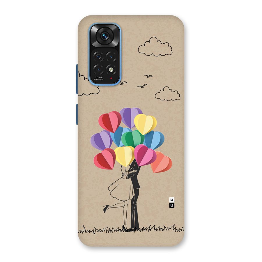 Couple With Card Baloons Back Case for Redmi Note 11S