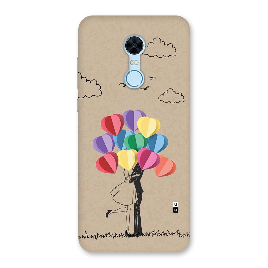 Couple With Card Baloons Back Case for Redmi Note 5