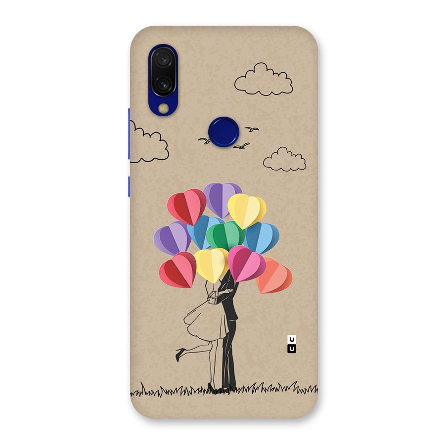 Couple With Card Baloons Back Case for Redmi Y3