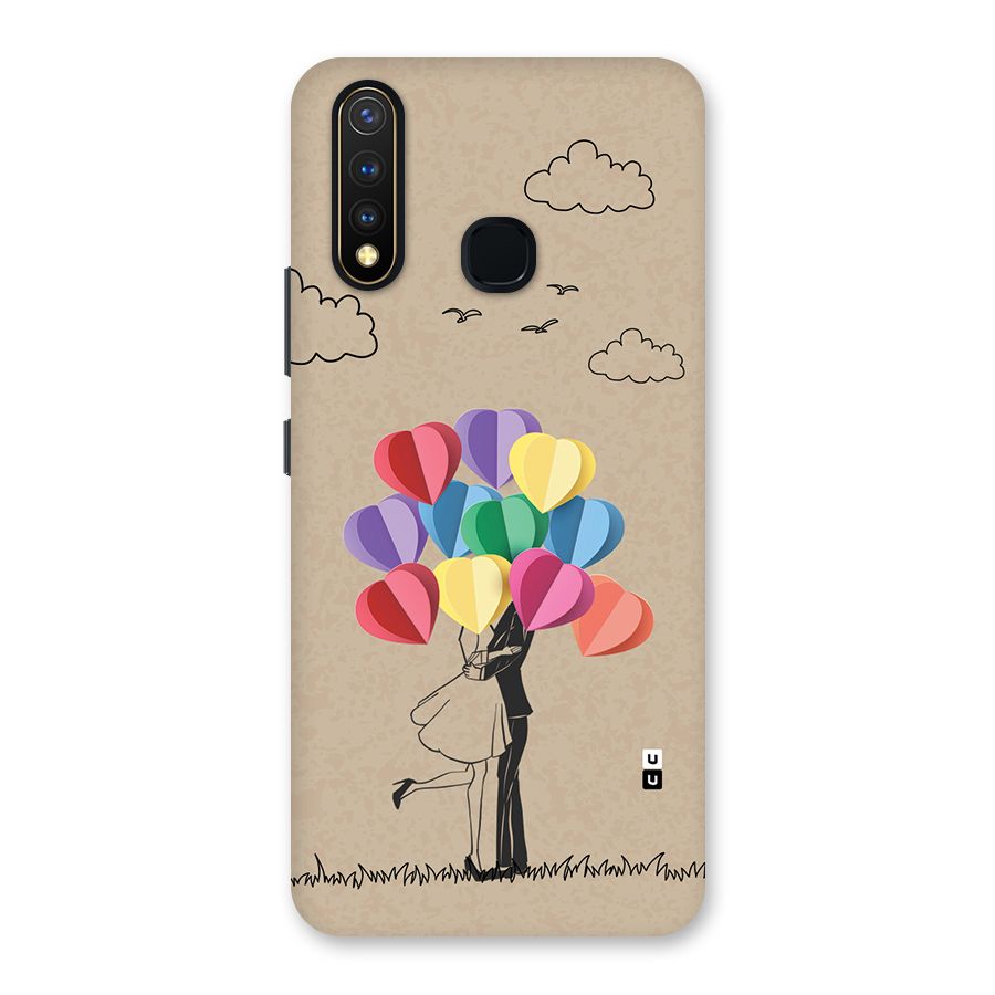 Couple With Card Baloons Back Case for Vivo U20
