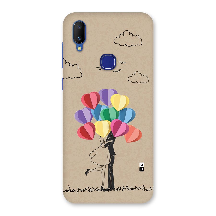 Couple With Card Baloons Back Case for Vivo V11
