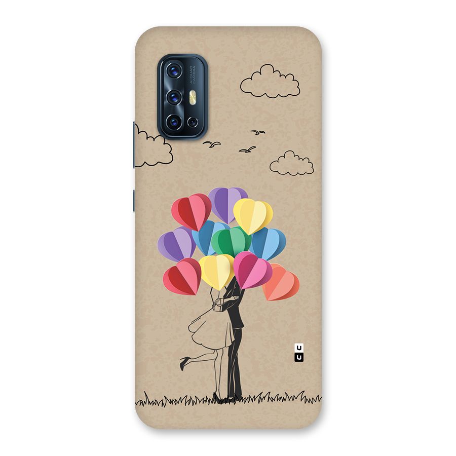 Couple With Card Baloons Back Case for Vivo V17
