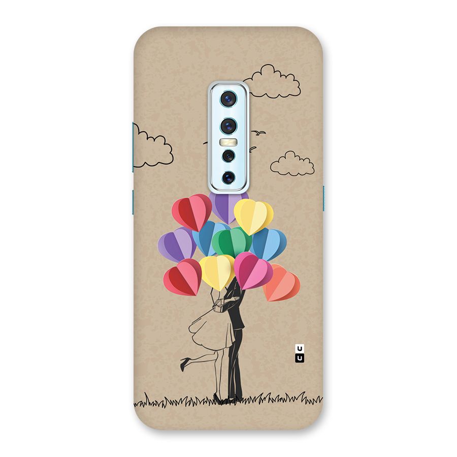 Couple With Card Baloons Back Case for Vivo V17 Pro