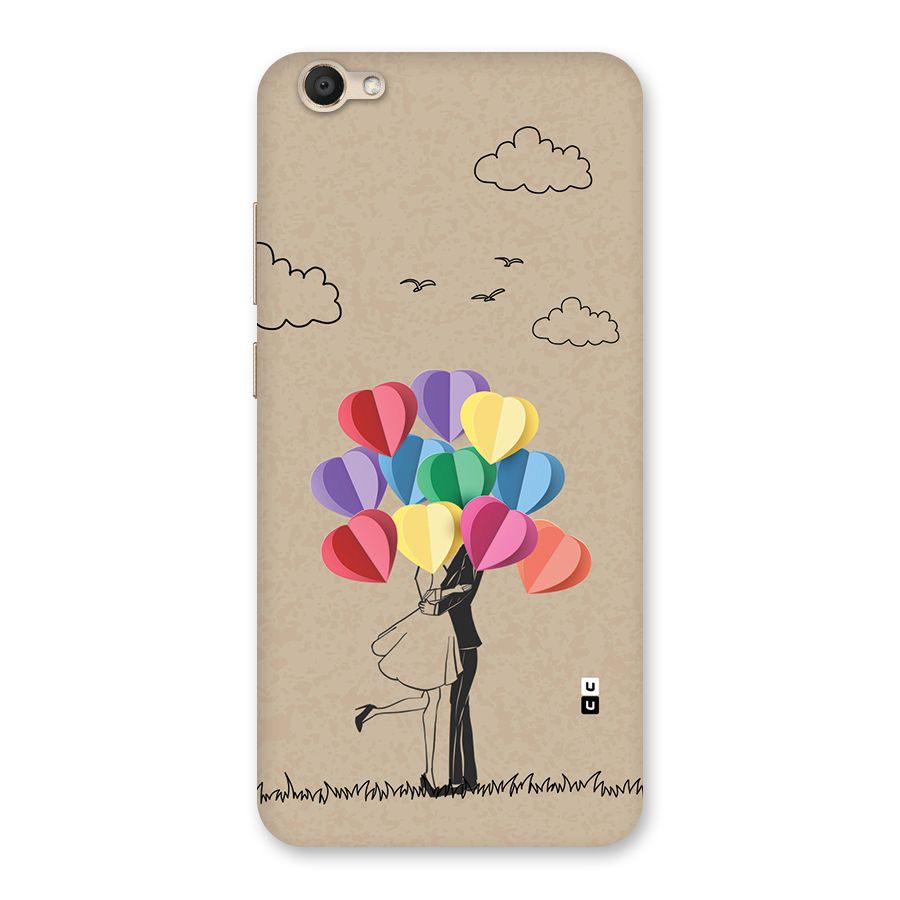 Couple With Card Baloons Back Case for Vivo V5