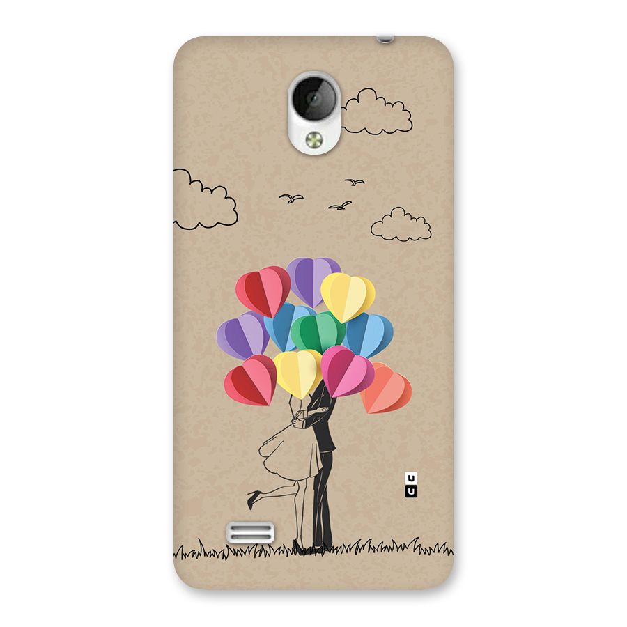 Couple With Card Baloons Back Case for Vivo Y21