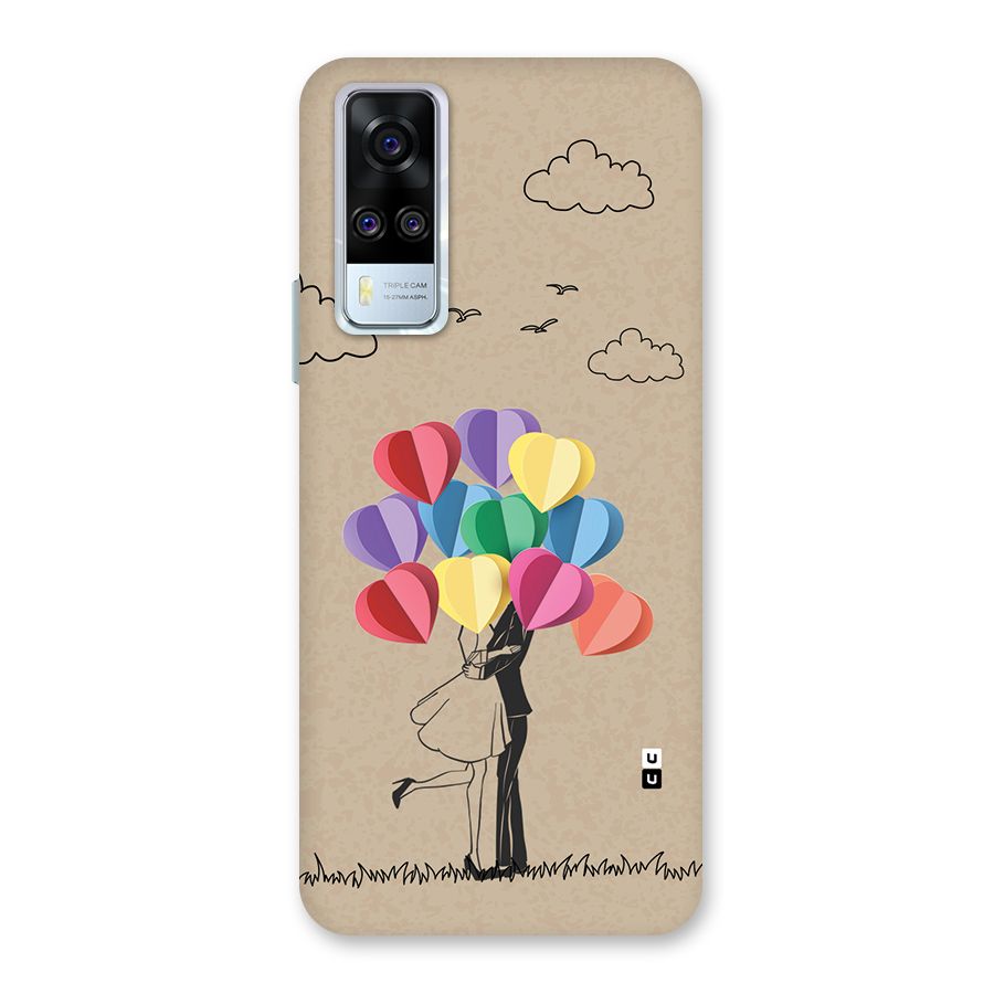 Couple With Card Baloons Back Case for Vivo Y31