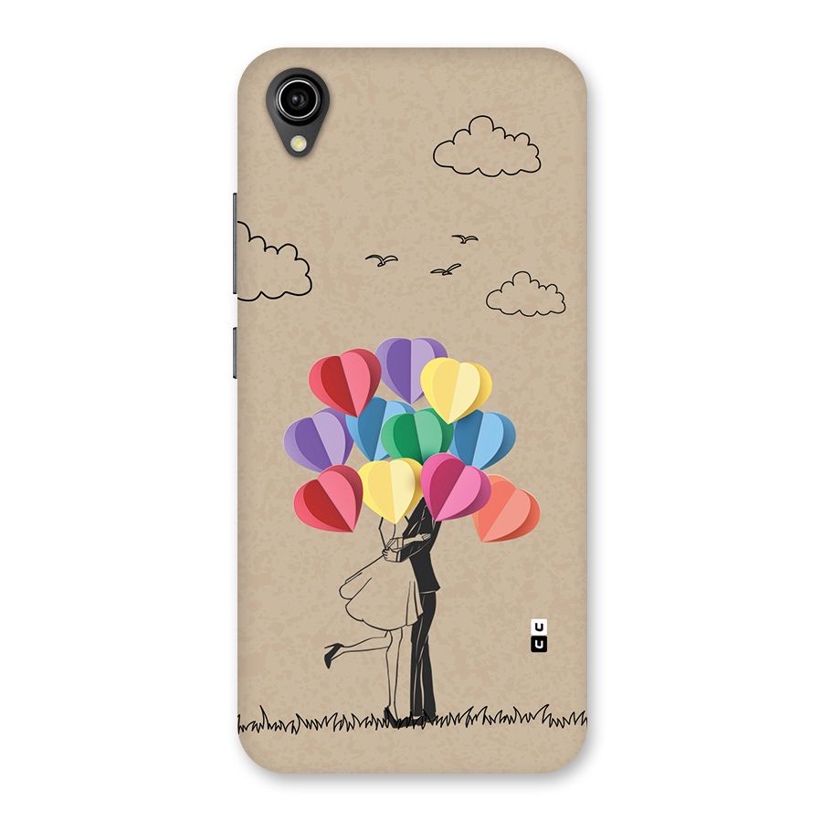 Couple With Card Baloons Back Case for Vivo Y90
