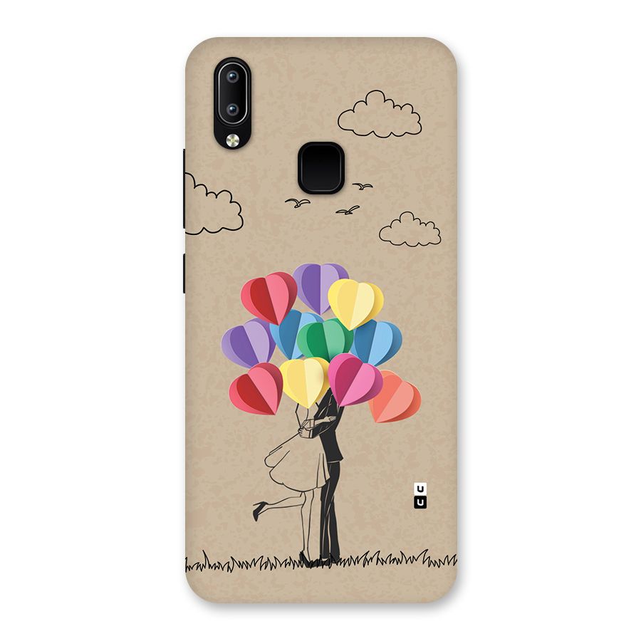Couple With Card Baloons Back Case for Vivo Y93