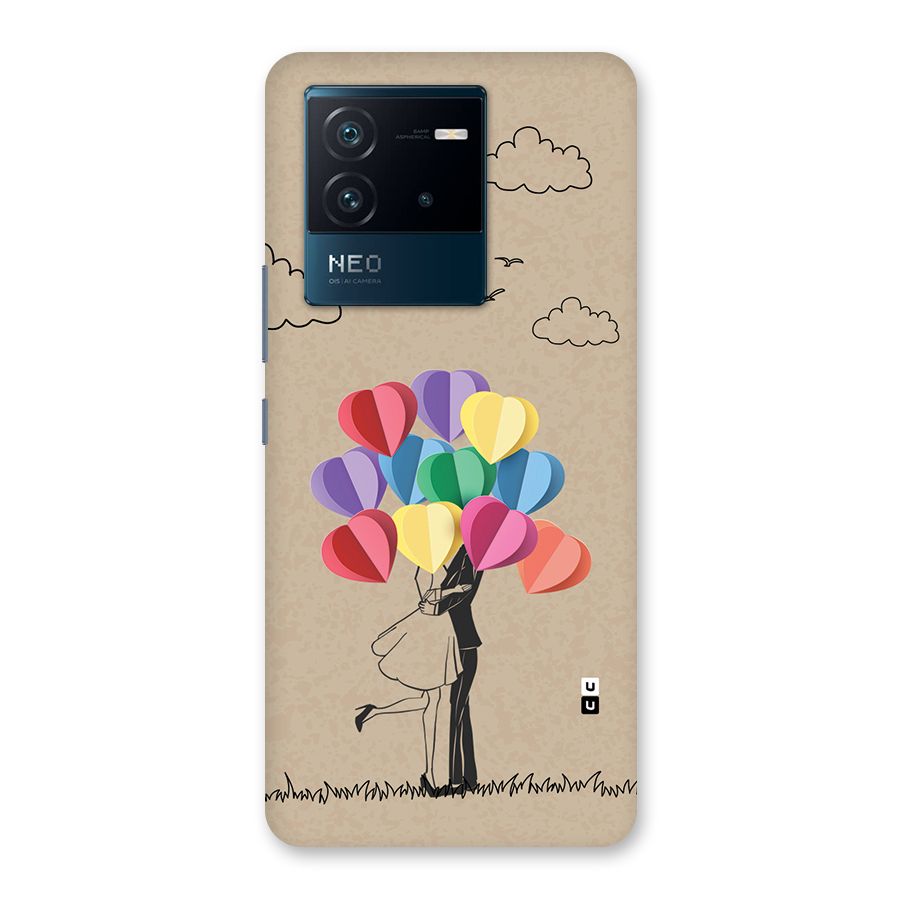 Couple With Card Baloons Back Case for Vivo iQOO Neo 6 5G