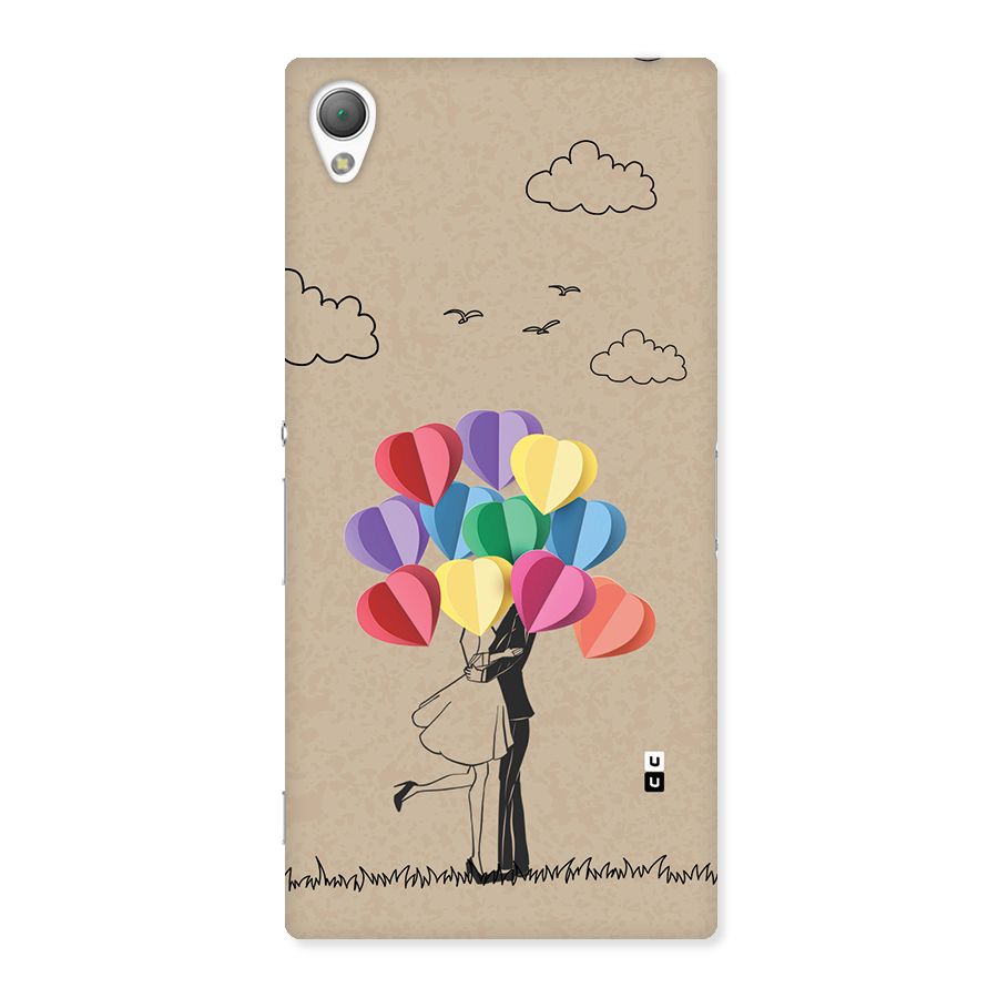 Couple With Card Baloons Back Case for Xperia Z3