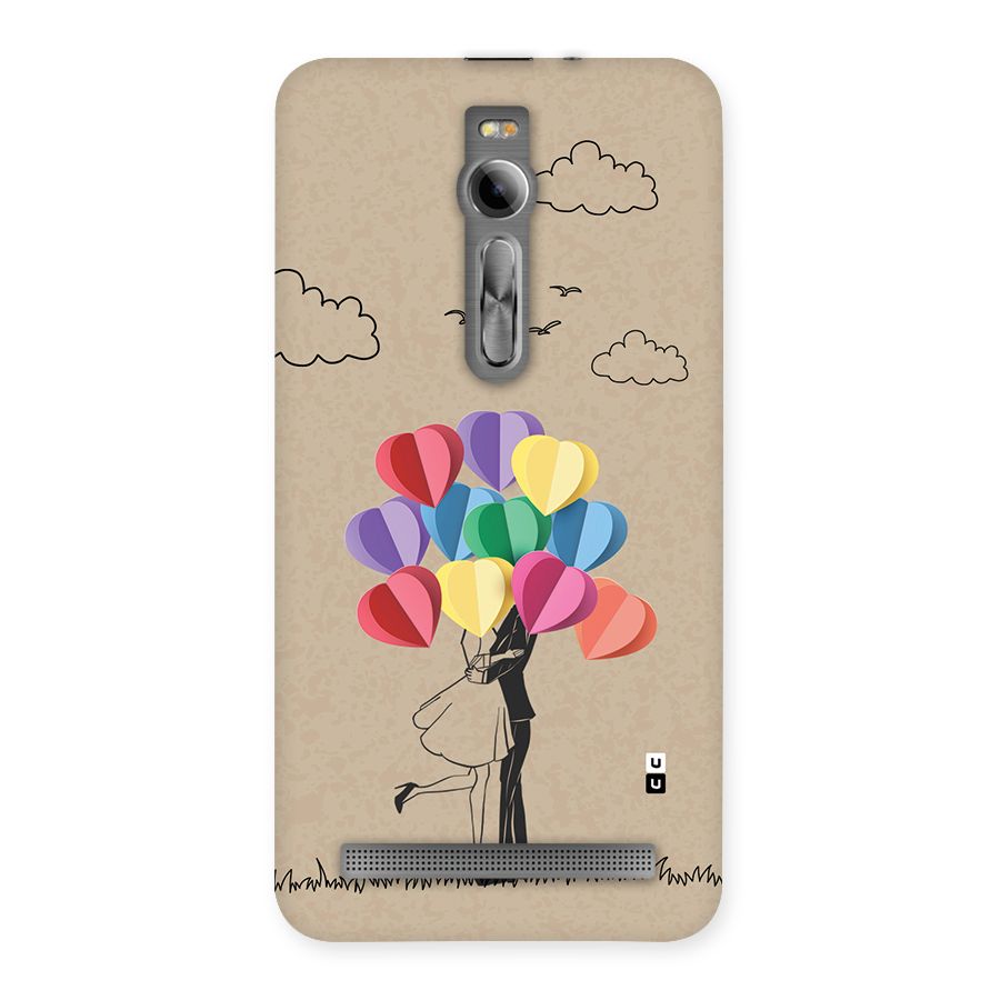 Couple With Card Baloons Back Case for Zenfone 2