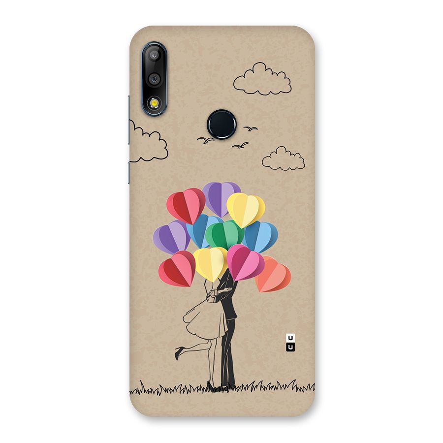 Couple With Card Baloons Back Case for Zenfone Max Pro M2
