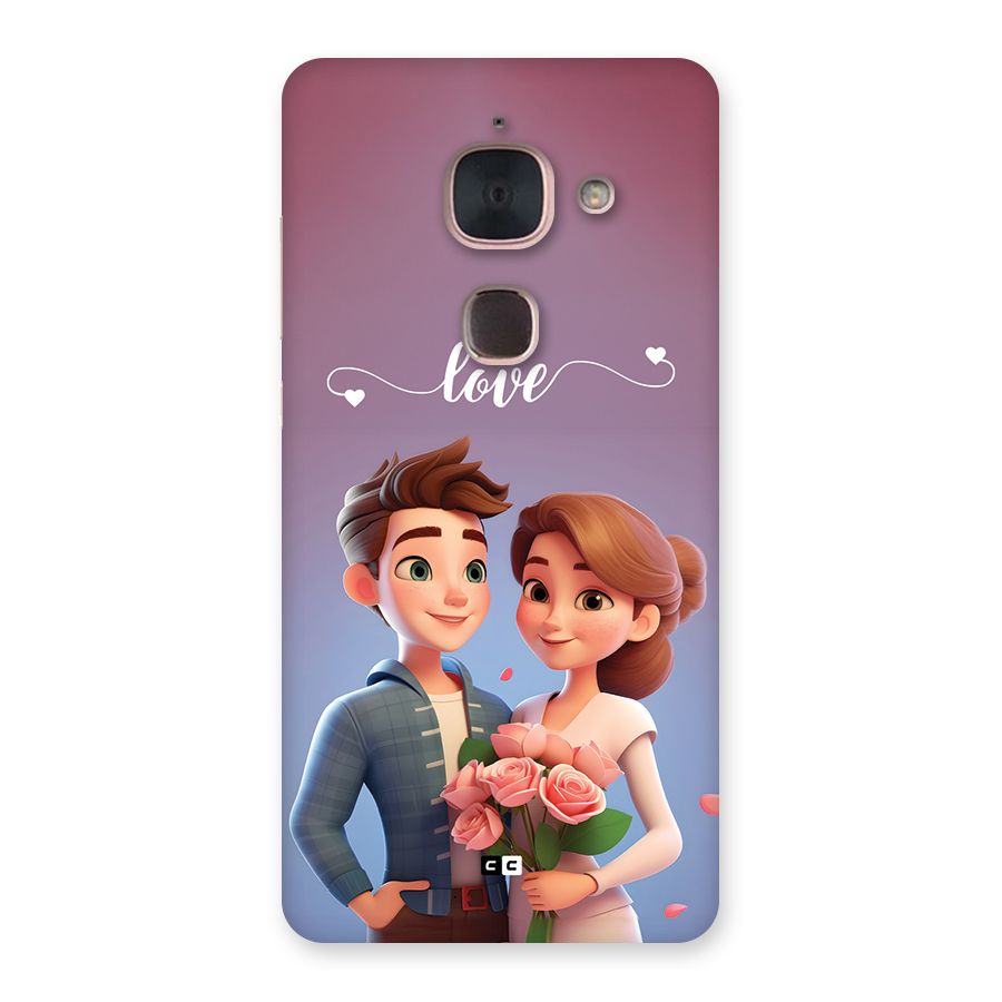 Couple With Flower Back Case for Le Max 2