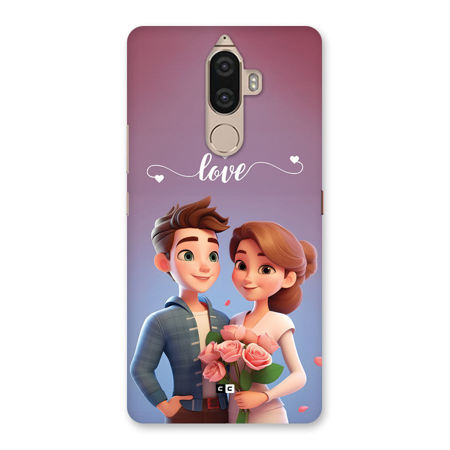Couple With Flower Back Case for Lenovo K8 Note