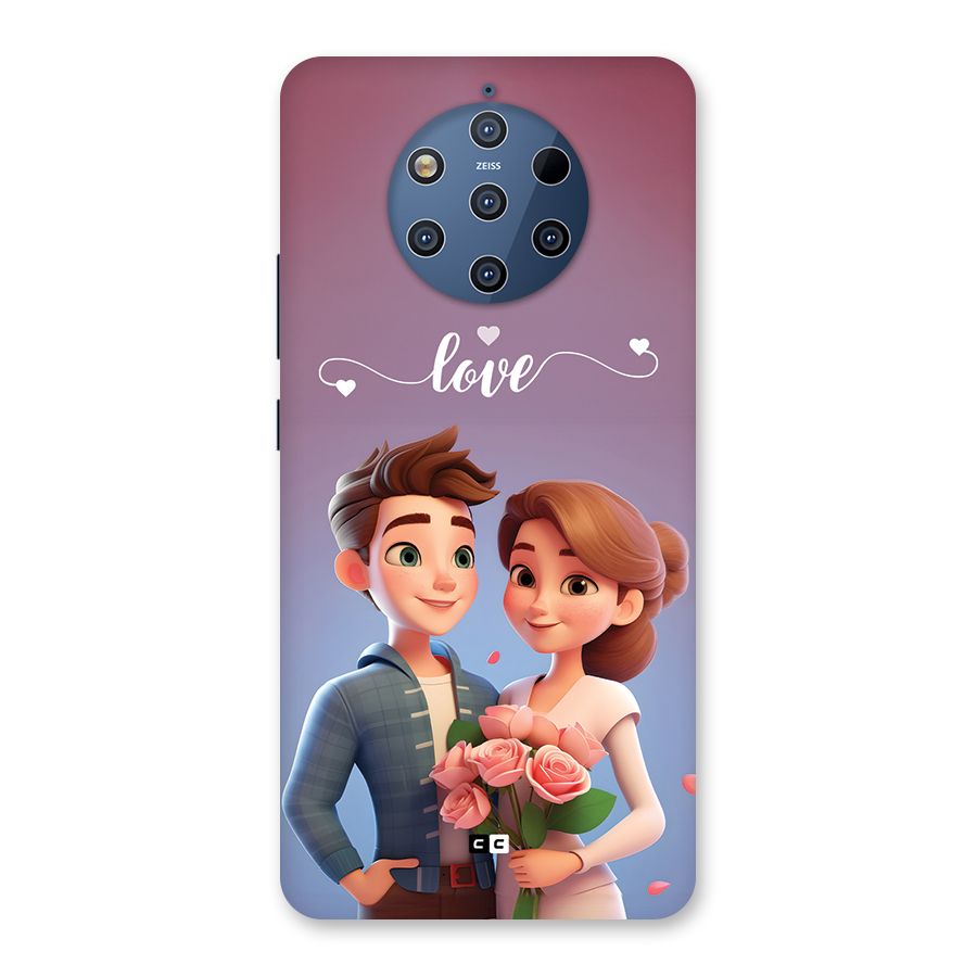 Couple With Flower Back Case for Nokia 9 PureView