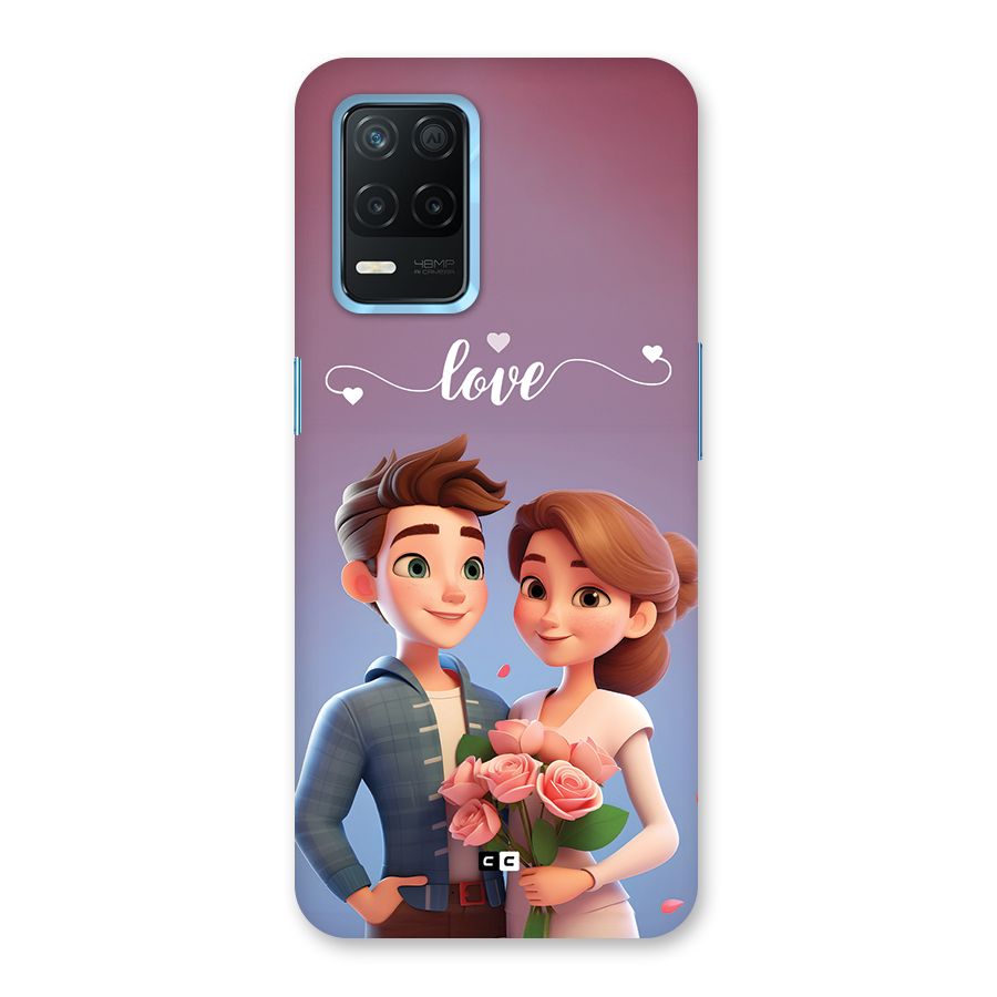 Couple With Flower Back Case for Realme 8s 5G