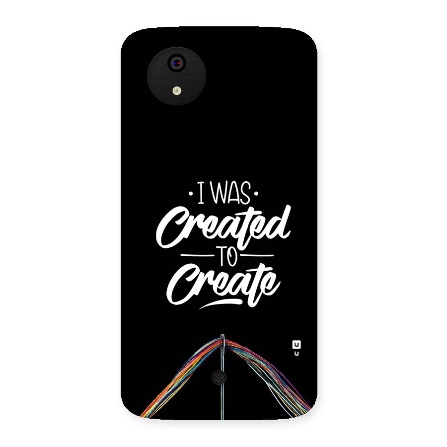 Created to Create Back Case for Canvas A1  AQ4501