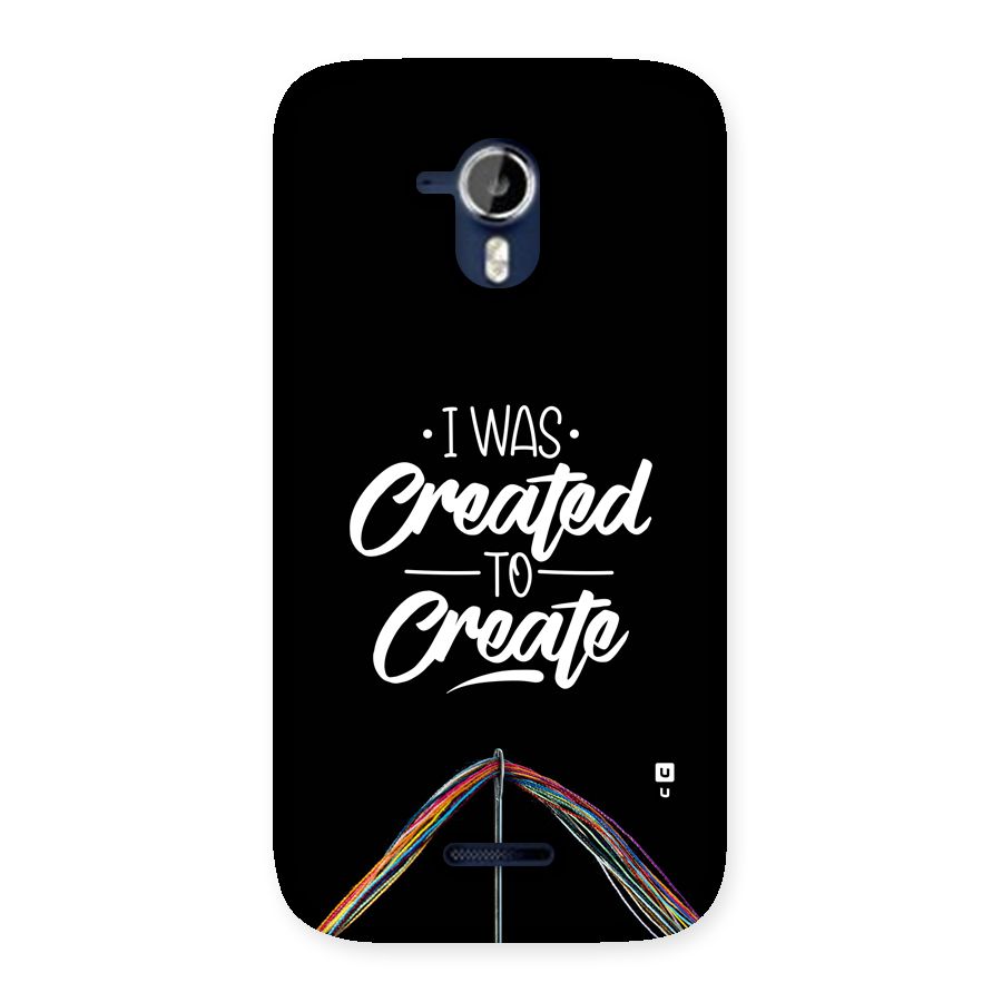 Created to Create Back Case for Canvas Magnus A117