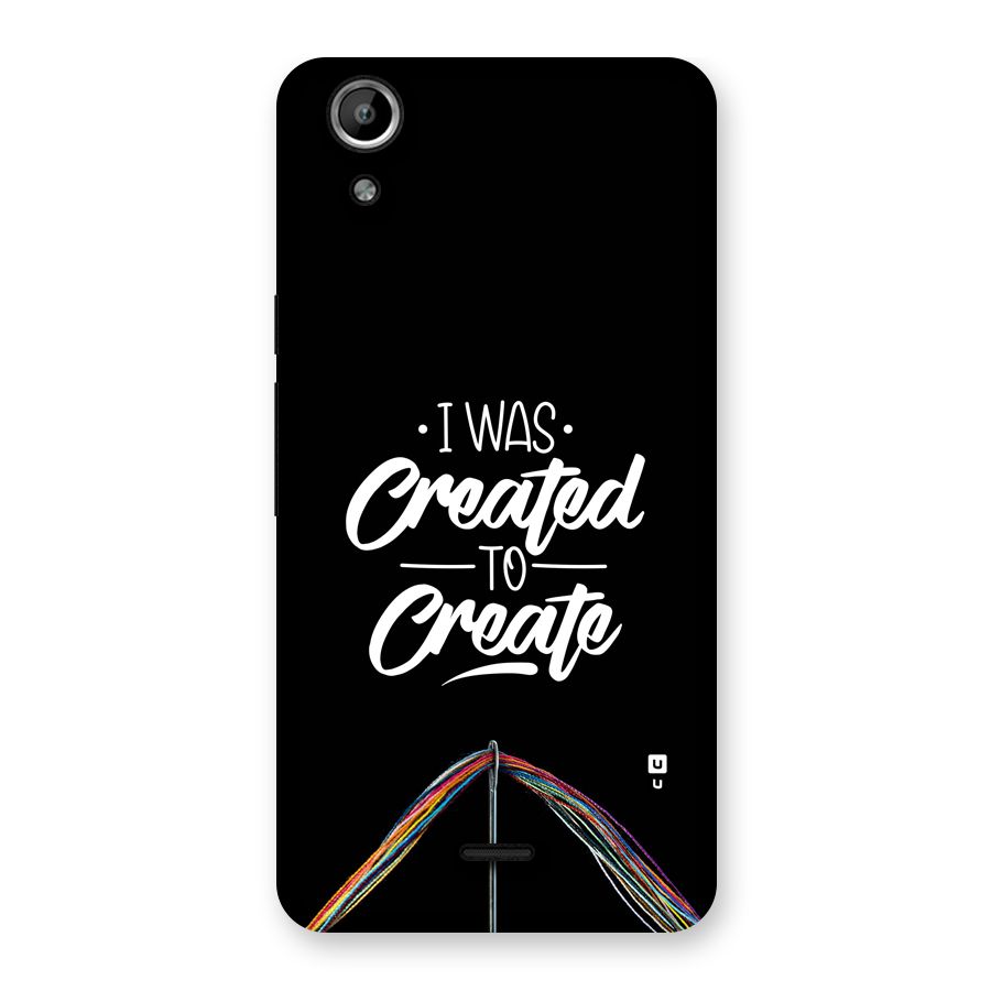 Created to Create Back Case for Canvas Selfie Lens Q345