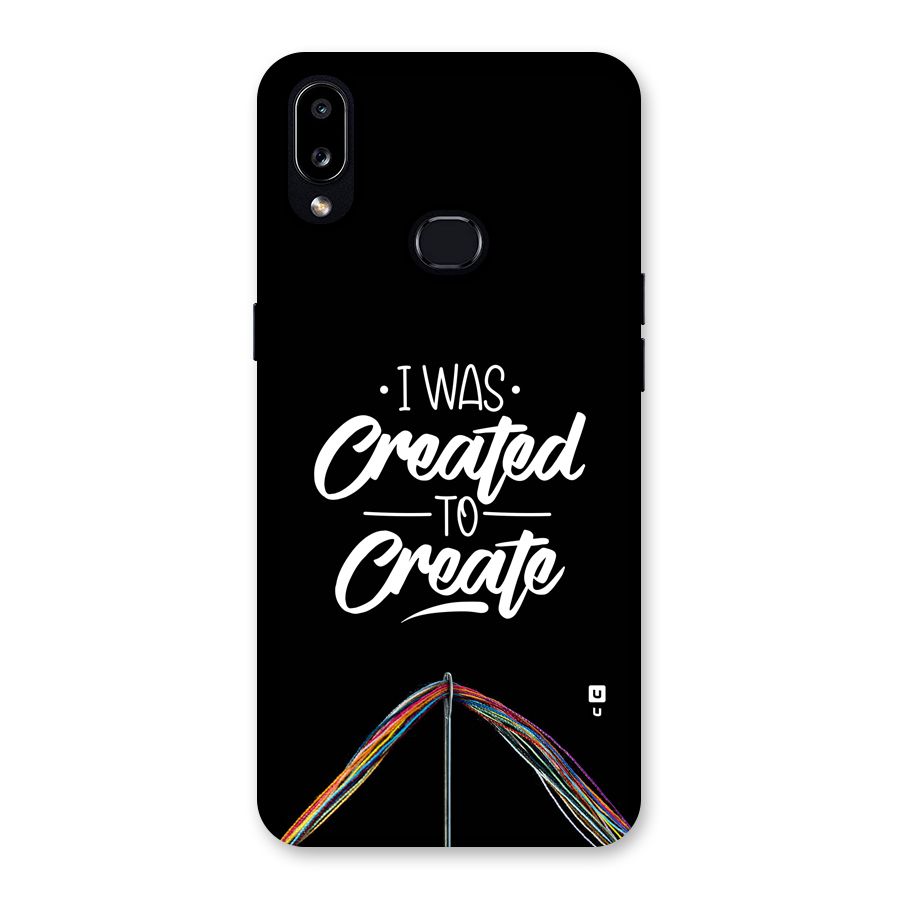 Created to Create Back Case for Galaxy A10s