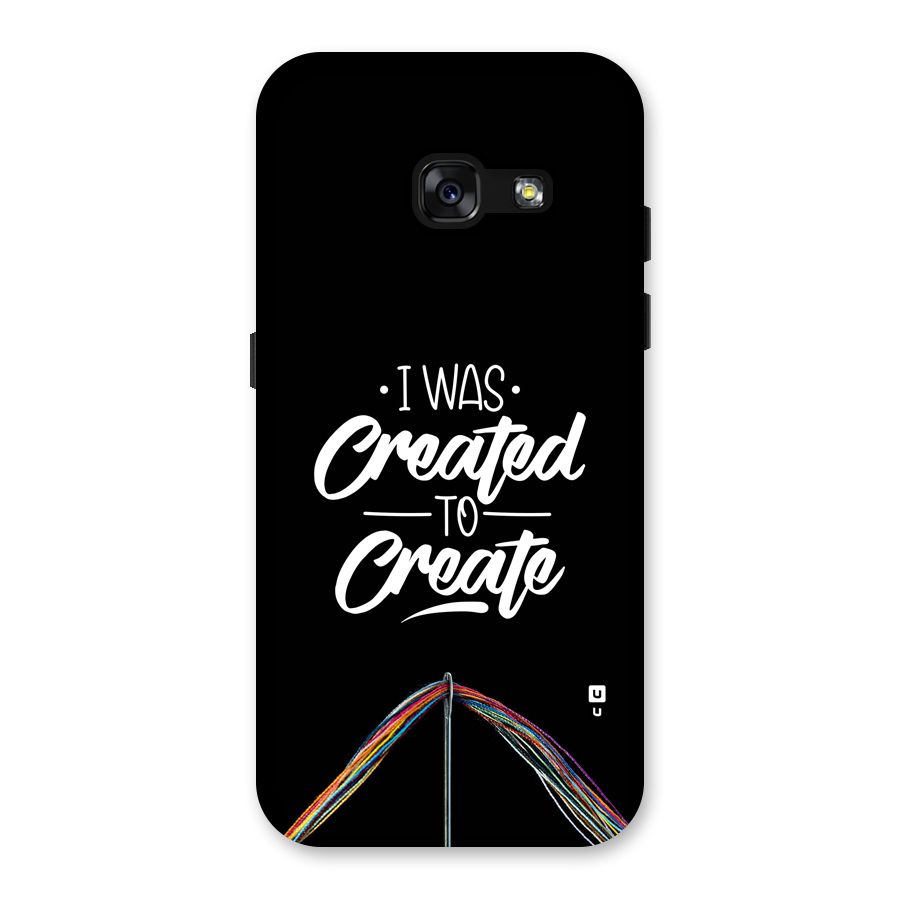 Created to Create Back Case for Galaxy A3 (2017)