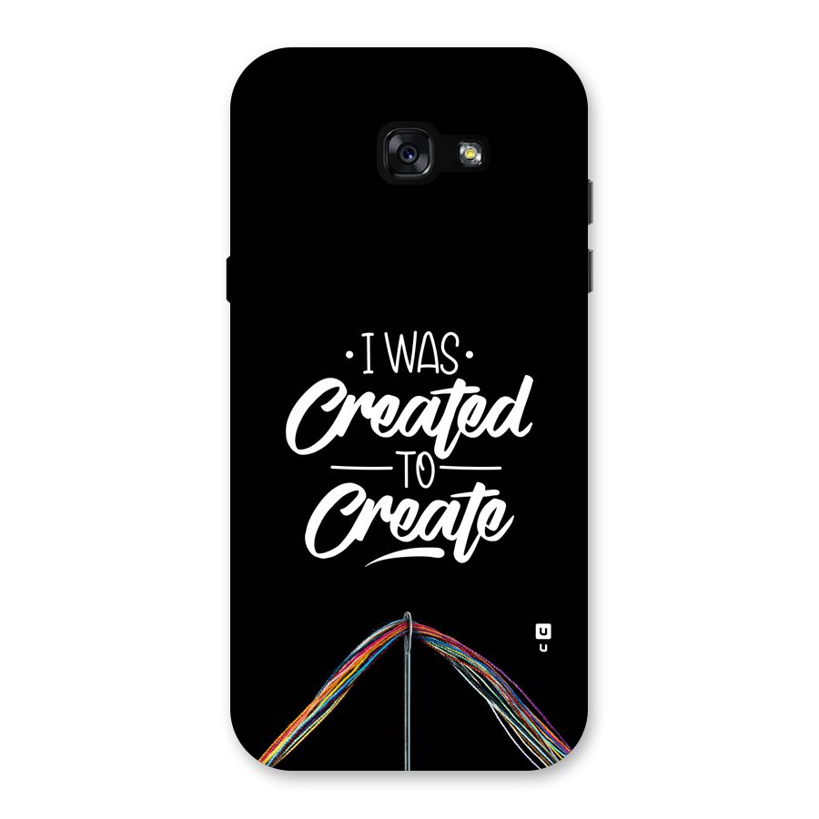 Created to Create Back Case for Galaxy A7 (2017)