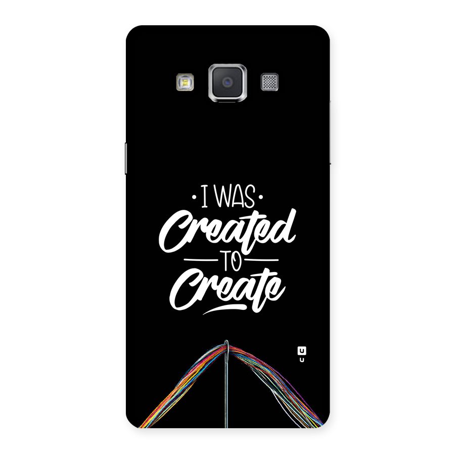 Created to Create Back Case for Galaxy Grand 3