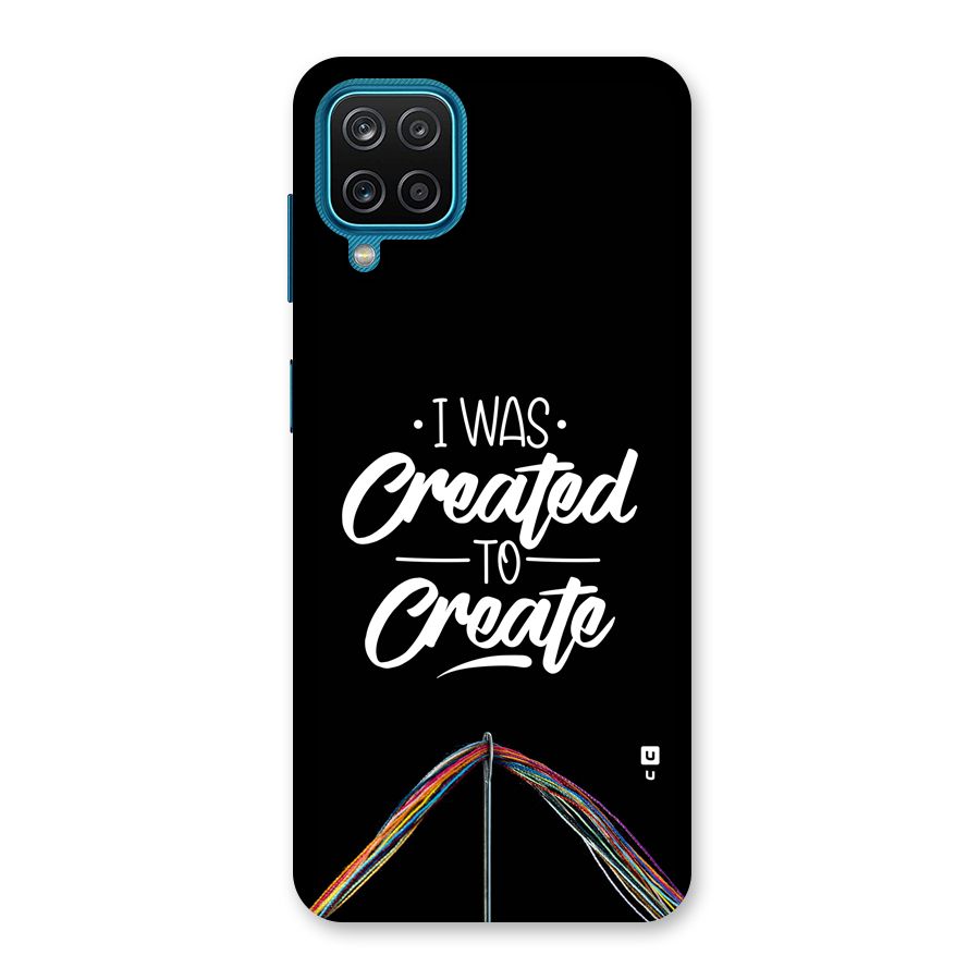 Created to Create Back Case for Galaxy M12