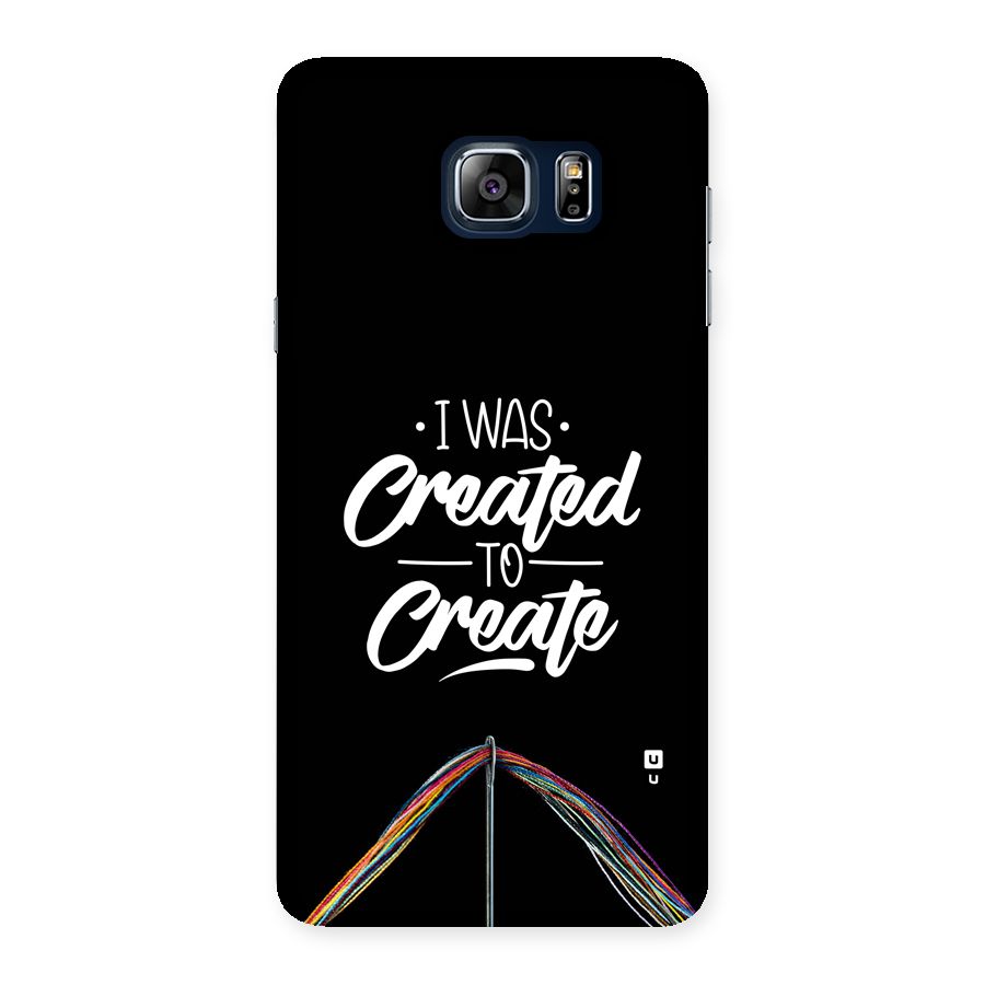 Created to Create Back Case for Galaxy Note 5