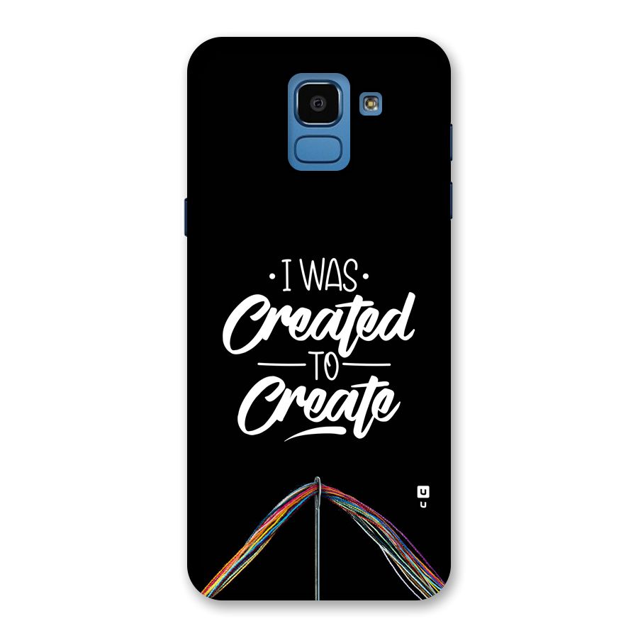 Created to Create Back Case for Galaxy On6
