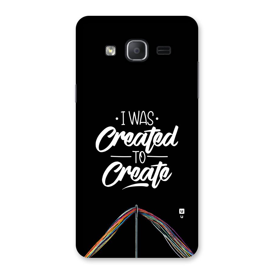 Created to Create Back Case for Galaxy On7 2015