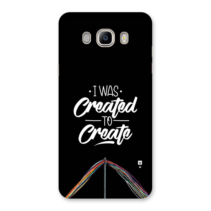 Created to Create Back Case for Galaxy On8