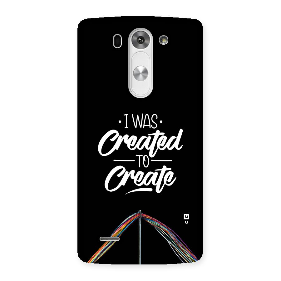 Created to Create Back Case for LG G3 Mini