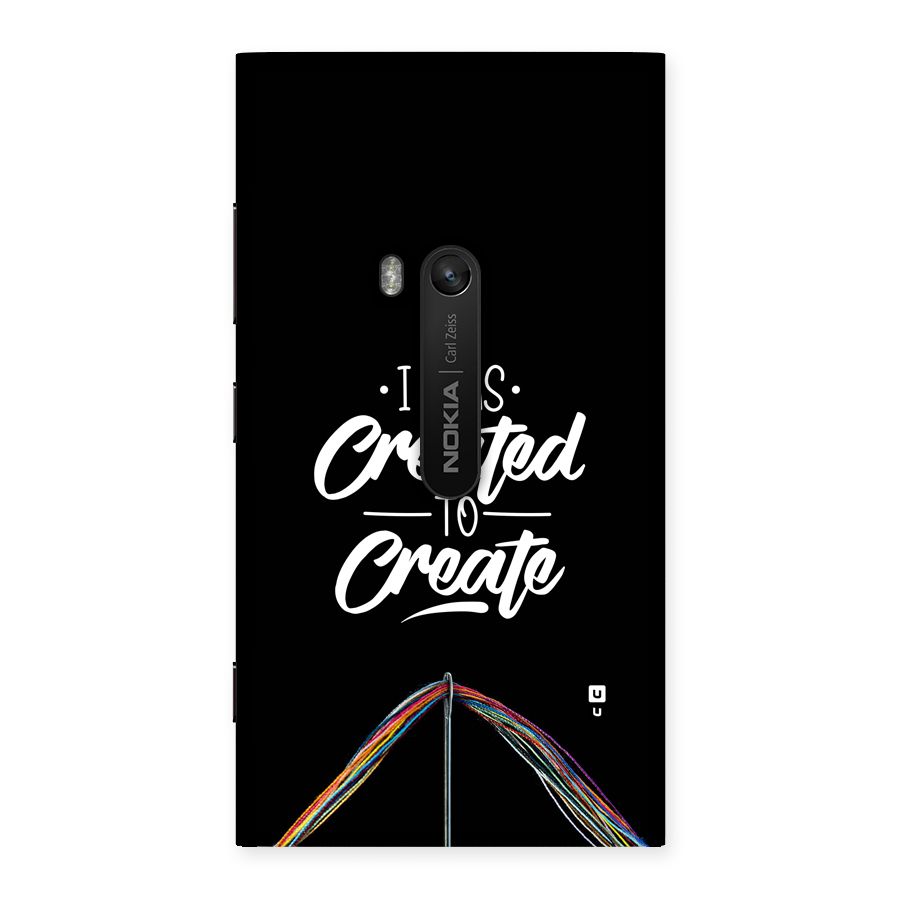 Created to Create Back Case for Lumia 920